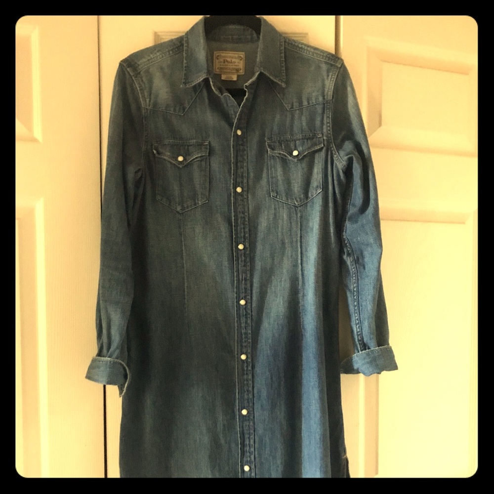 Polo by Ralph Lauren Chambray Dress, size medium